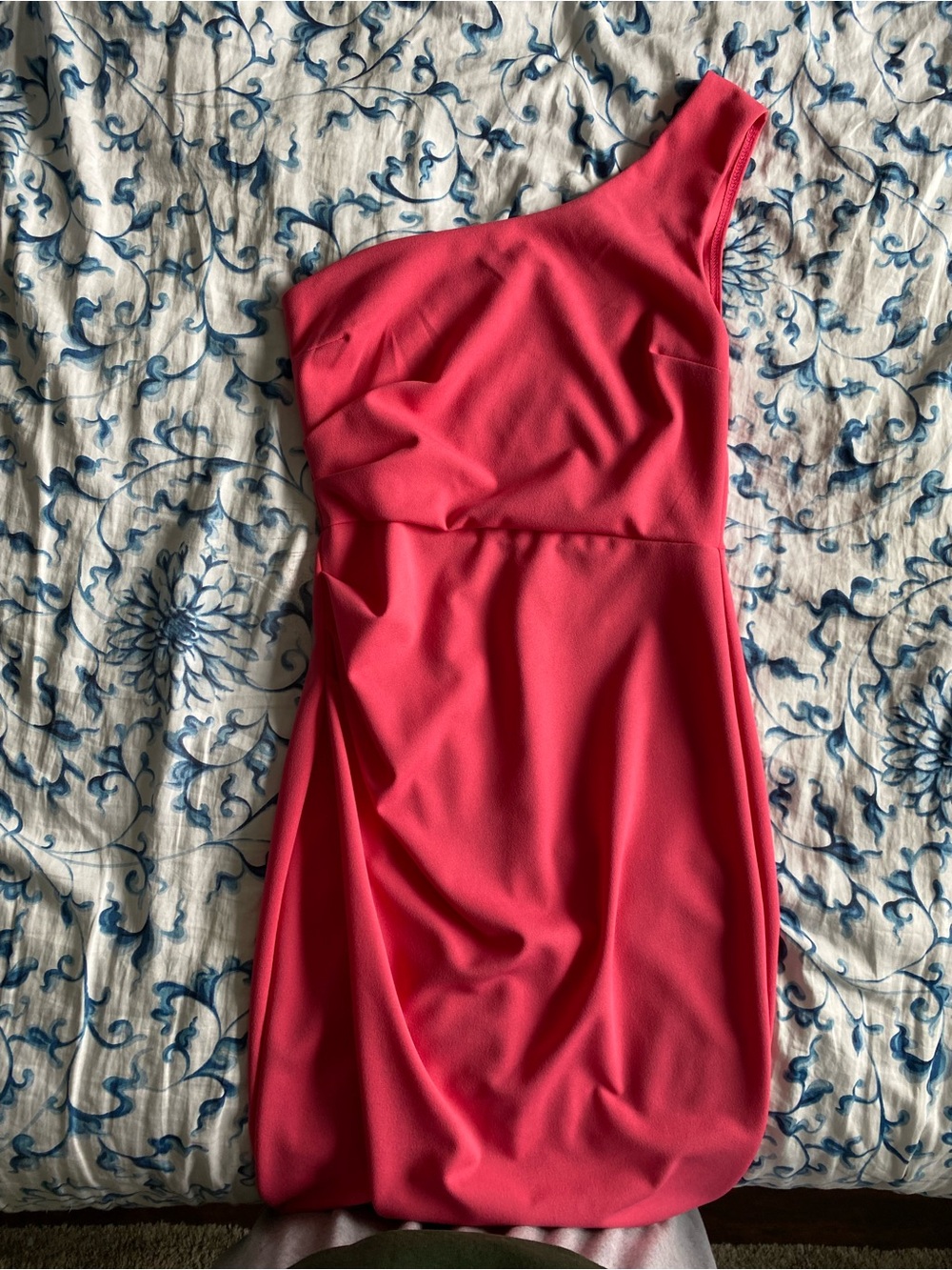 Windsor One-Shoulder Pink Party Dress Sz M